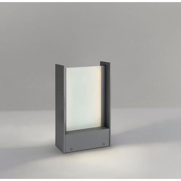 Baliza Exterior LED 30cm Pantalla Cristal MATIA 18W 3000K IP65 | LeonLeds