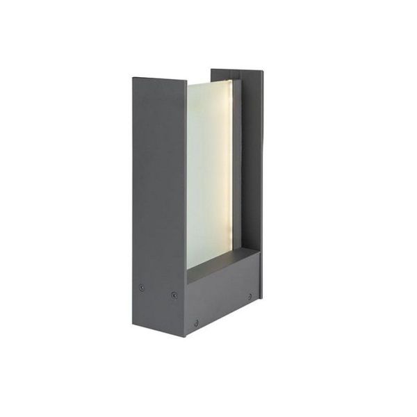 Baliza Exterior LED 30cm Pantalla Cristal MATIA 18W 3000K IP65 | LeonLeds