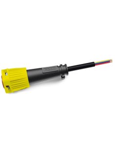 Conector Bayonet 6 PIN Amarillo con 1 metro de cable Fristom