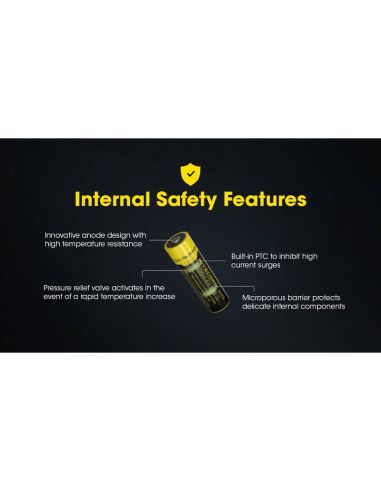 Bateria recarregável de íon-lítio Nitecore NL1410 1000mAh | LeonLeds. com