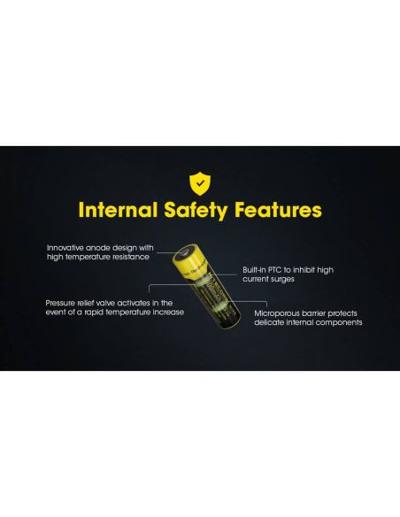 Batterie rechargeable Li-ion Nitecore NL1410 1000 mAh | LeonLeds.com