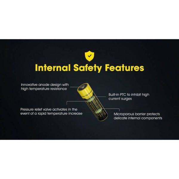 Batería Recargable NL1410 1000mAh Li-ion Nitecore | LeonLeds.com
