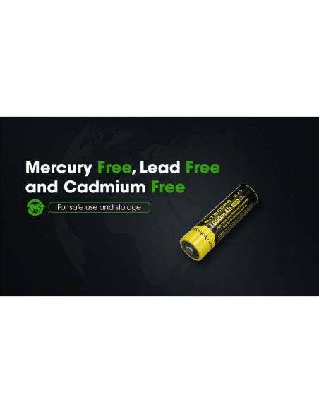 Batería Recargable NL1410 1000mAh Li-ion Nitecore | LeonLeds.com