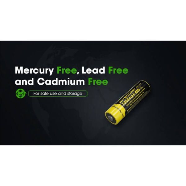 Batería Recargable NL1410 1000mAh Li-ion Nitecore | LeonLeds.com