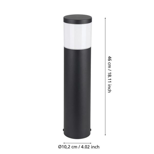 Baliza para Suelo Exterior 9W 45cm BASALGO-Z Conectada IP44 | LeonLeds