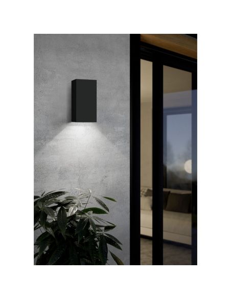 Aplique de Pared Exterior Rectangular EREMITANA-Z Conectada | LeonLeds