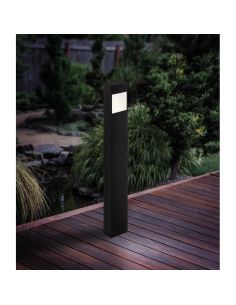 Poste para Exterior LED 10W 87cm MANFRIA 1100lm 3000K IP44 | LeonLeds 2