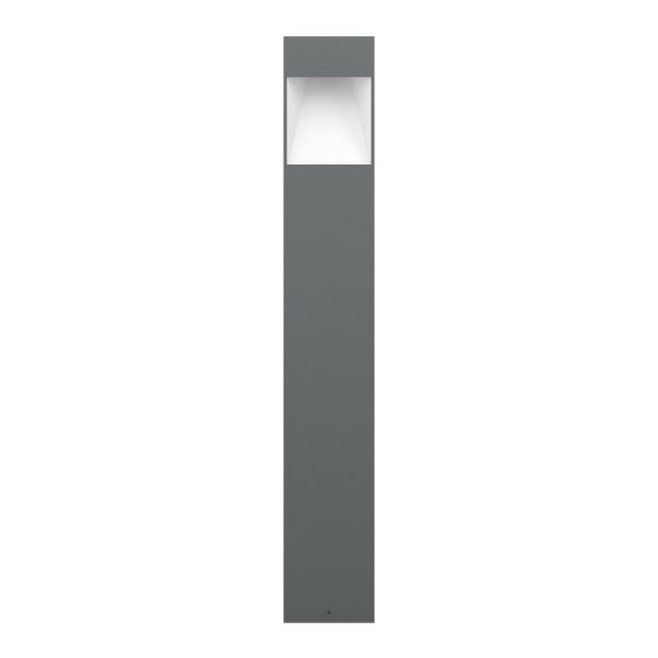 Poste Exterior LED 10W 87cm MANFRIA 1100lm 3000K IP44 | LeonLeds