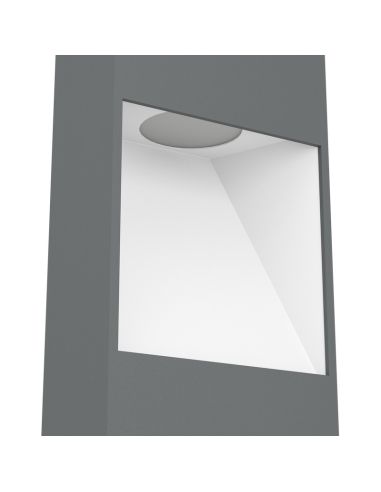 Poteau extérieur LED 10W 87cm MANFRIA 1100lm 3000K IP44 | LéonLeds