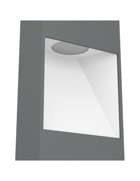 Poteau extérieur LED 10W 87cm MANFRIA 1100lm 3000K IP44 | LéonLeds