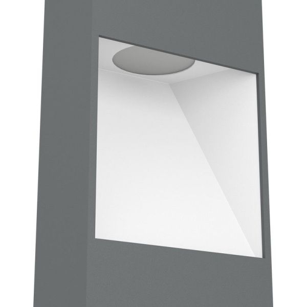 Poste para Exterior LED 10W 87cm MANFRIA 1100lm 3000K IP44 | LeonLeds