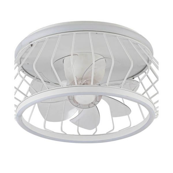 Ventilador Plafón LED COBRA Blanco 50W 4800Lm CCT Dim
