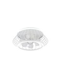 Ventilador Plafón LED COBRA Blanco 50W 4800Lm CCT Dim
