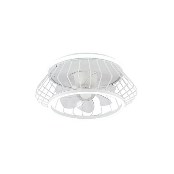 Ventilador Plafón LED COBRA Blanco 50W 4800Lm CCT Dim