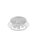 Ventilador Plafón LED COBRA Blanco 50W 4800Lm CCT Dim