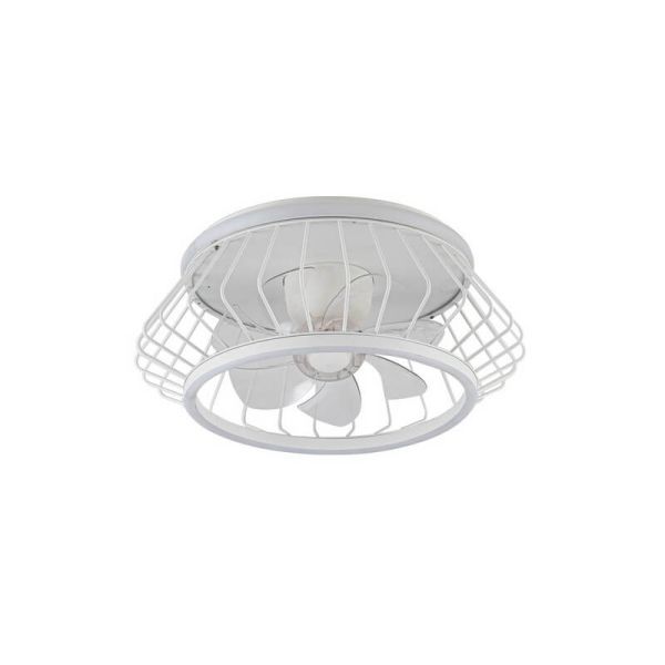 Ventilador Plafón LED COBRA Blanco 50W 4800Lm CCT Dim