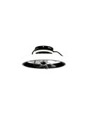 Ventilador Plafón LED DINIROT Negro 50W 4800Lm 3 CCT Dim  (3000/4000/6000K) Dim