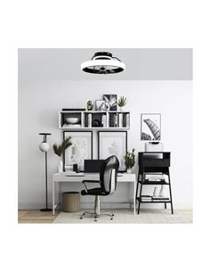 DINIROT Ventilateur de Plafond LED Noir 50W 4800Lm 3 CCT Dim (3000/4000/6000K) Dim 2