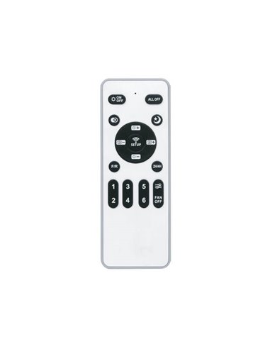 Ventilador Plafón LED DINIROT Negro 50W 4800Lm 3 CCT Dim  (3000/4000/6000K) Dim