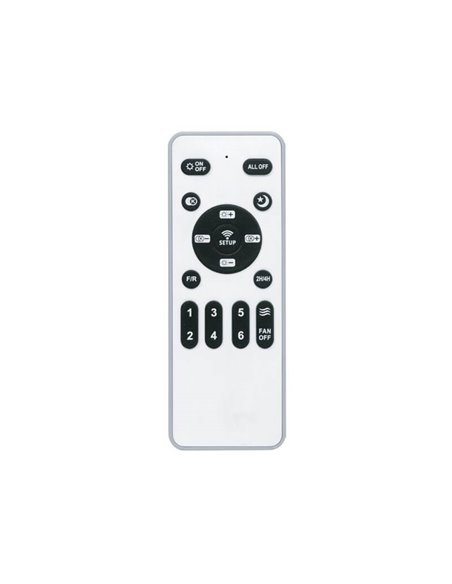 Ventilador Plafón LED DINIROT Negro 50W 4800Lm 3 CCT Dim  (3000/4000/6000K) Dim
