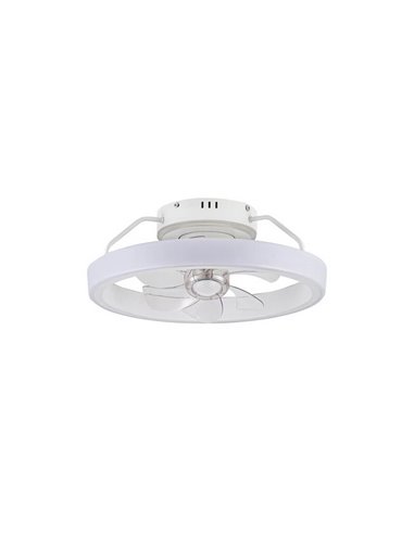 Ventilador tipo Plafón LED DINIROT Blanco 50W 4800Lm 3 CCT (3000/4000/6000K) Dim