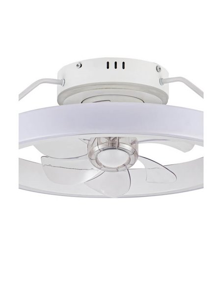 Ventilador tipo Plafón LED DINIROT Blanco 50W 4800Lm 3 CCT (3000/4000/6000K) Dim