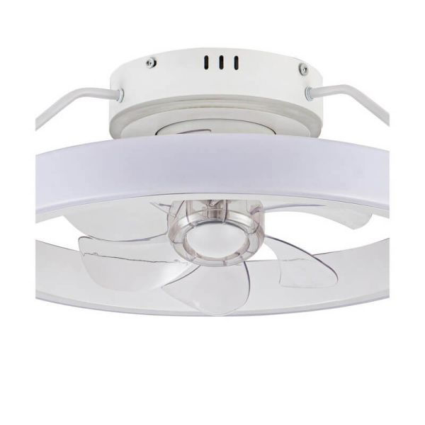 Ventilador de Teto DINIROT LED Branco 50W 4800Lm 3 CCT (3000/4000/6000K) Dim