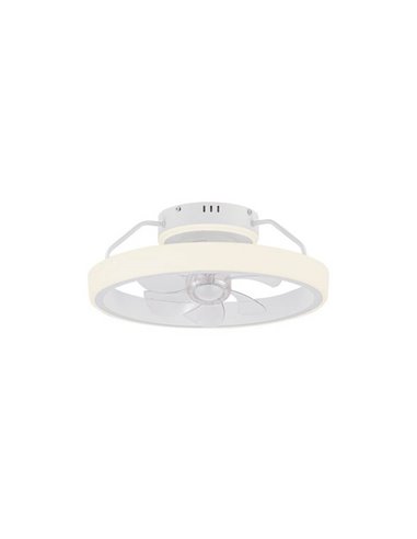 Ventilador tipo Plafón LED DINIROT Blanco 50W 4800Lm 3 CCT (3000/4000/6000K) Dim