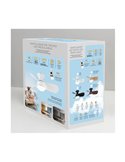 Ventilador de Techo LED pequeño EPONA Negro+Madera 20W 2000Lm CCT Dim con mando a distancia