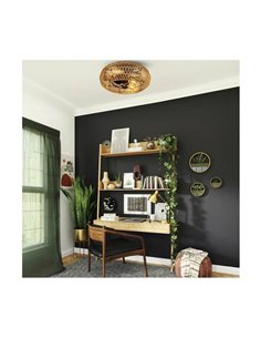 Ventilador de techo natural con luz GREIP de cuerda de fibras naturales 4xE27 2