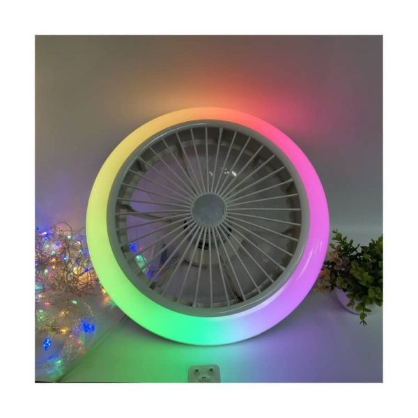 Ventilador de Techo LED Iris altavoz DC 25W 2200Lm CCT RGB Dim