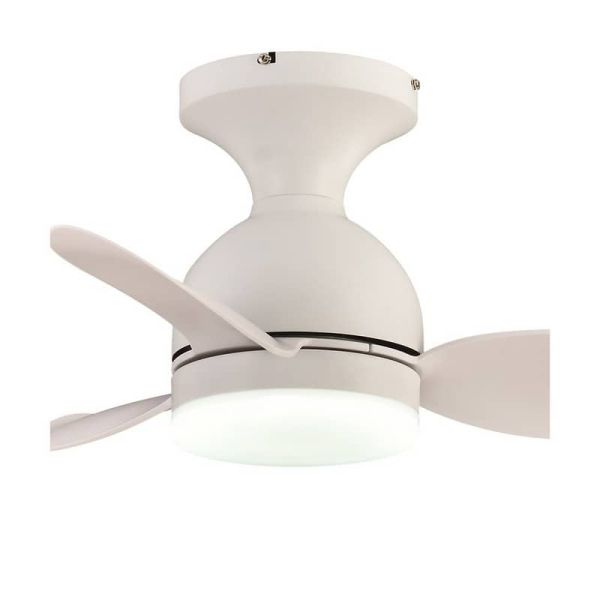 Ventilador de Techo LED pequeño JULIE Blanco 20W 2000Lm 3 CTT Dimmable