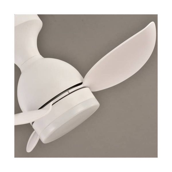 Ventilador de Techo LED pequeño JULIE Blanco 20W 2000Lm 3 CTT Dimmable