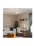Ventilador de Techo LED pequeño JULIE Blanco 20W 2000Lm 3 CTT Dimmable