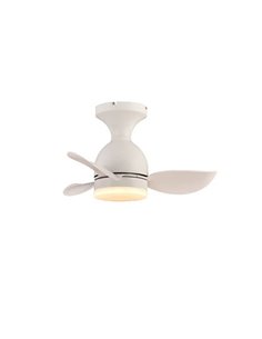 Ventilador de Teto Pequeno LED JULIE Branco 20W 2000Lm 3 CTT Regulável