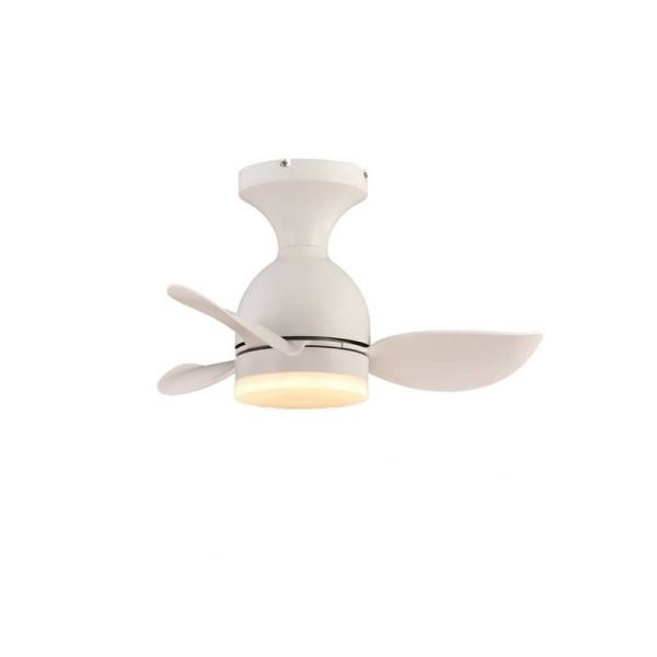 Ventilador de Techo LED pequeño JULIE Blanco 20W 2000Lm 3 CTT Dimmable