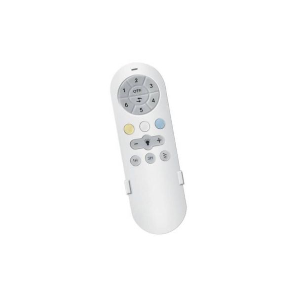 Ventilador de Techo LED pequeño JULIE Blanco+Madera 20W 2000Lm 3CTT Dimmable