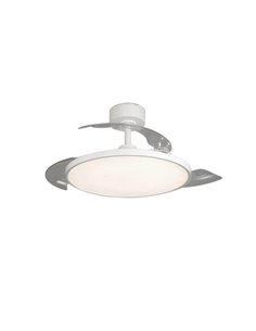 Ventilateur de Plafond LED Moderne à Pales Rétractables MINCE 36W 3600Lm 3 CCT Dimmable