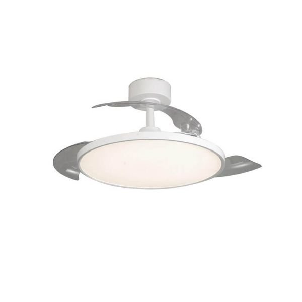 Ventilateur de Plafond LED Moderne à Pales Rétractables MINCE 36W 3600Lm 3 CCT Dimmable