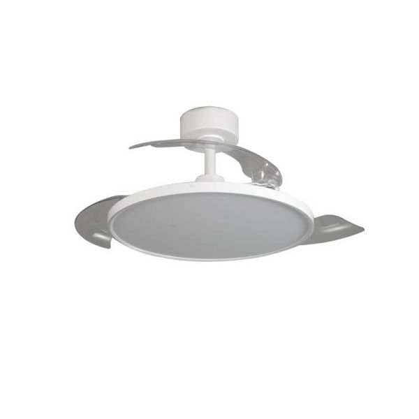 Ventilateur de Plafond LED Moderne à Pales Rétractables MINCE 36W 3600Lm 3 CCT Dimmable