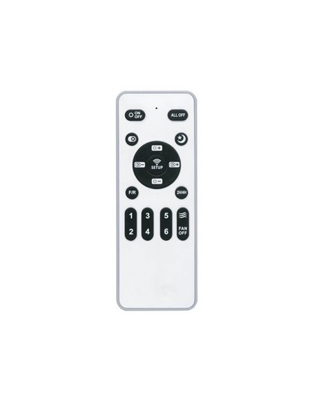Ventilador LED de techo pequeño MOLL Blanco 20W 1900Lm 3 CCT Dim