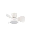 Ventilador LED de techo pequeño MOLL Blanco 20W 1900Lm 3 CCT Dim