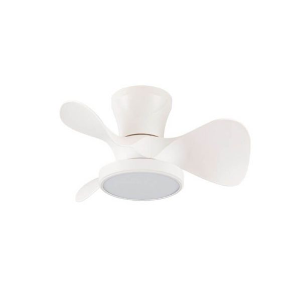 Ventilador LED de techo pequeño MOLL Blanco 20W 1900Lm 3 CCT Dim