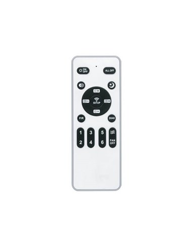 Ventilador LED de Techo pequeño MOLL Blanco+Madera 20W 1900Lm 3 CTT Dim