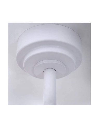 Ventilateur de Plafond LED à pales repliables MOSS Blanc 72W 7920Lm CCT Dim