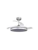 Ventilador LED aspas plegables MOSS Gris 72W 7920Lm CCT Dim