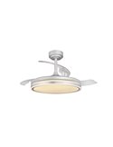 Ventilador LED aspas plegables MOSS Gris 72W 7920Lm CCT Dim