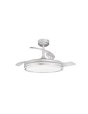 Ventilador LED aspas plegables MOSS Gris 72W 7920Lm CCT Dim