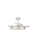 Ventilador LED aspas plegables MOSS Gris 72W 7920Lm CCT Dim