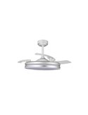 Ventilador LED aspas plegables MOSS Gris 72W 7920Lm CCT Dim